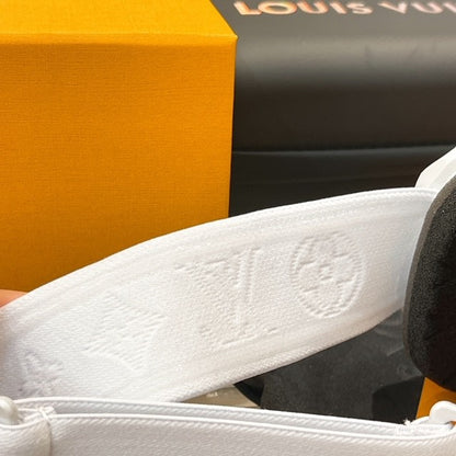 LV Ski Goggles White