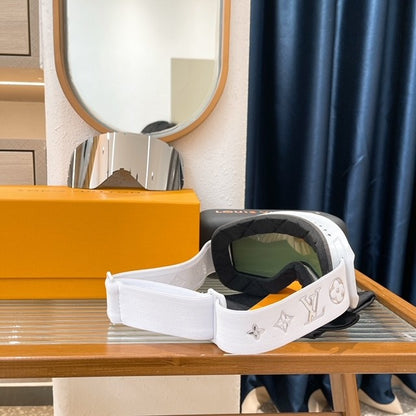 LV Ski Goggles White